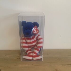 NWT Liberty beanie baby bear plush retired 2002